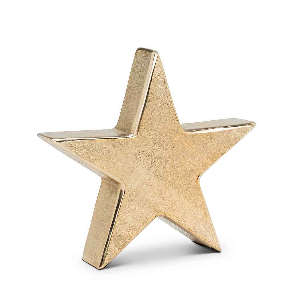 Gold Thick Block Star
